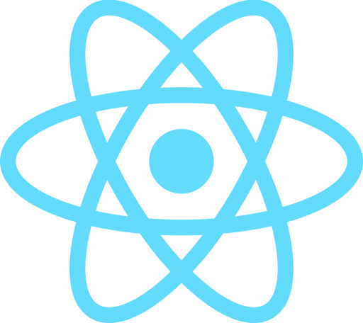Logo de React.js.